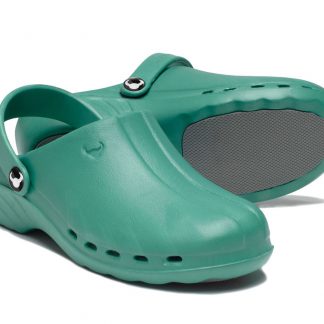 Zoccoli comodi e leggeri Oden Verde di Suecos®Calzature sanitarie ergonomiche, certificate ed antiscivolo