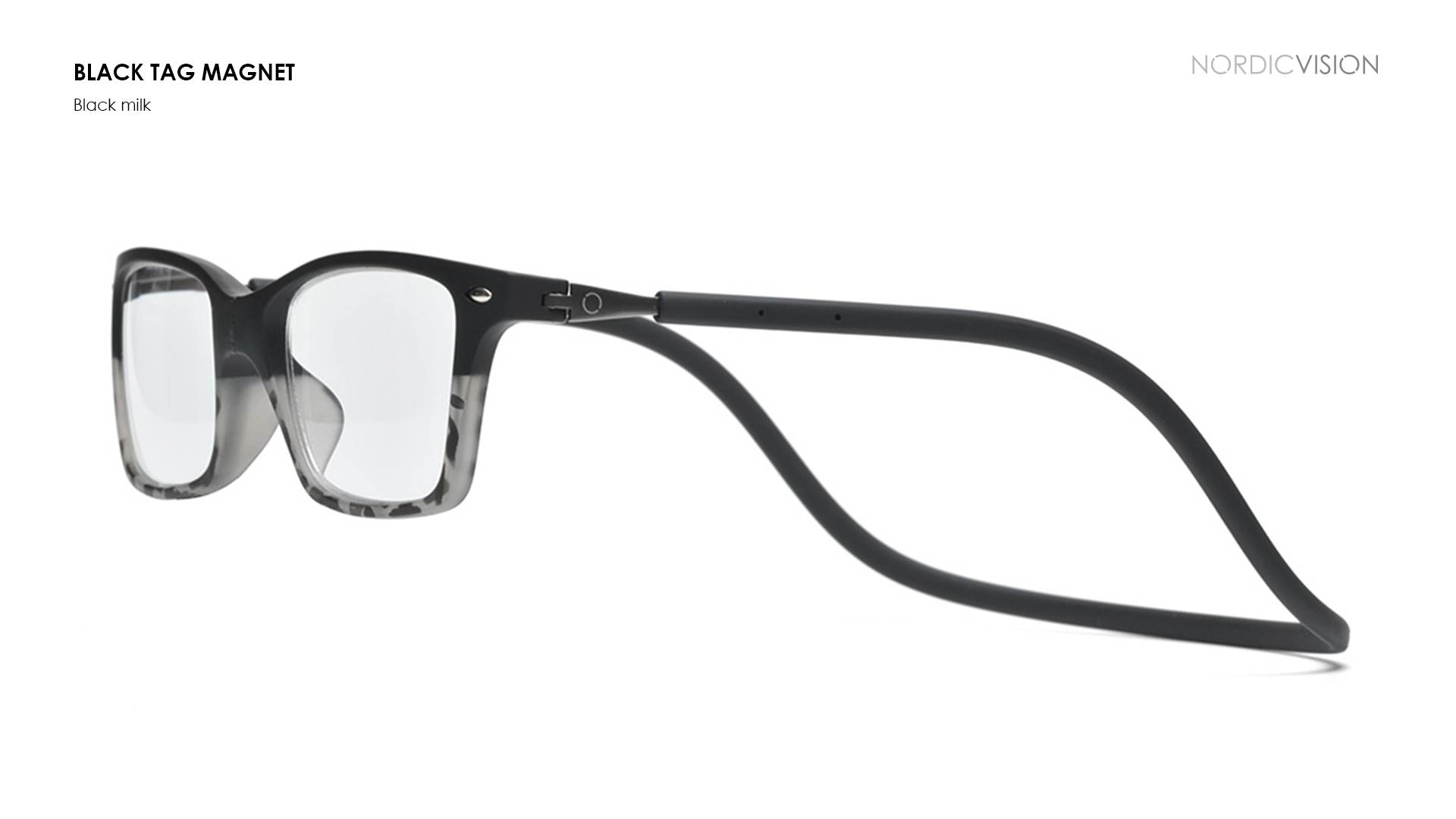 Occhiali con calamita magnetico Black Havana