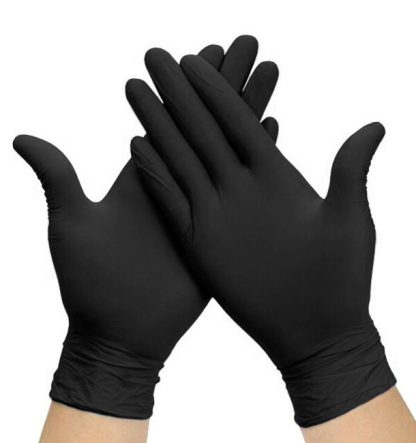 Guanti in Nitrile Naturex Black colore nero AQL 0,65