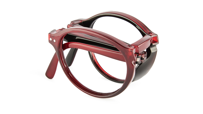 Occhiali pieghevoli – Folding Bordeaux con protezione anti luce-blu di PC
