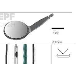 Specchietto MEGA in rodio cf.12 pezzi 24.071.22 e 24.071.24