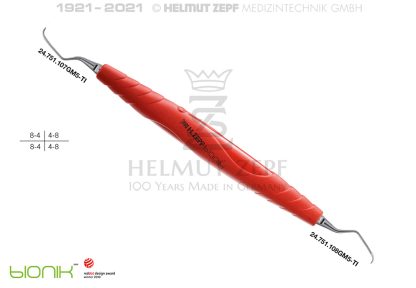 Curette Gracey 7/8 per profilassi di Helmut Zepf 24.205.07G