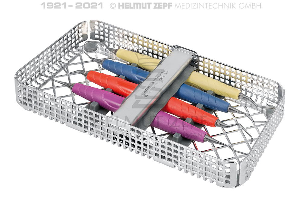 Set di curette Gracey M5 per profilassi in Titanio Helmut Zepf 24.990.55TI