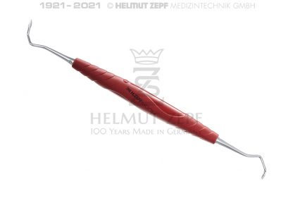 46.040.09 Tunneling Curette #9 per microchirurgia minimamente invasiva Helmut Zepf