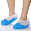 copriscarpe bianco blu