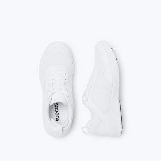 Stabil Sneakers bianca calzature comode, pianta larga - 43