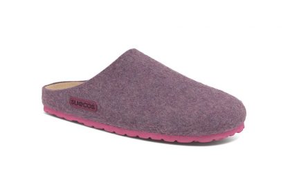 Hem eleganti pantofole di Suecos® colore glicine