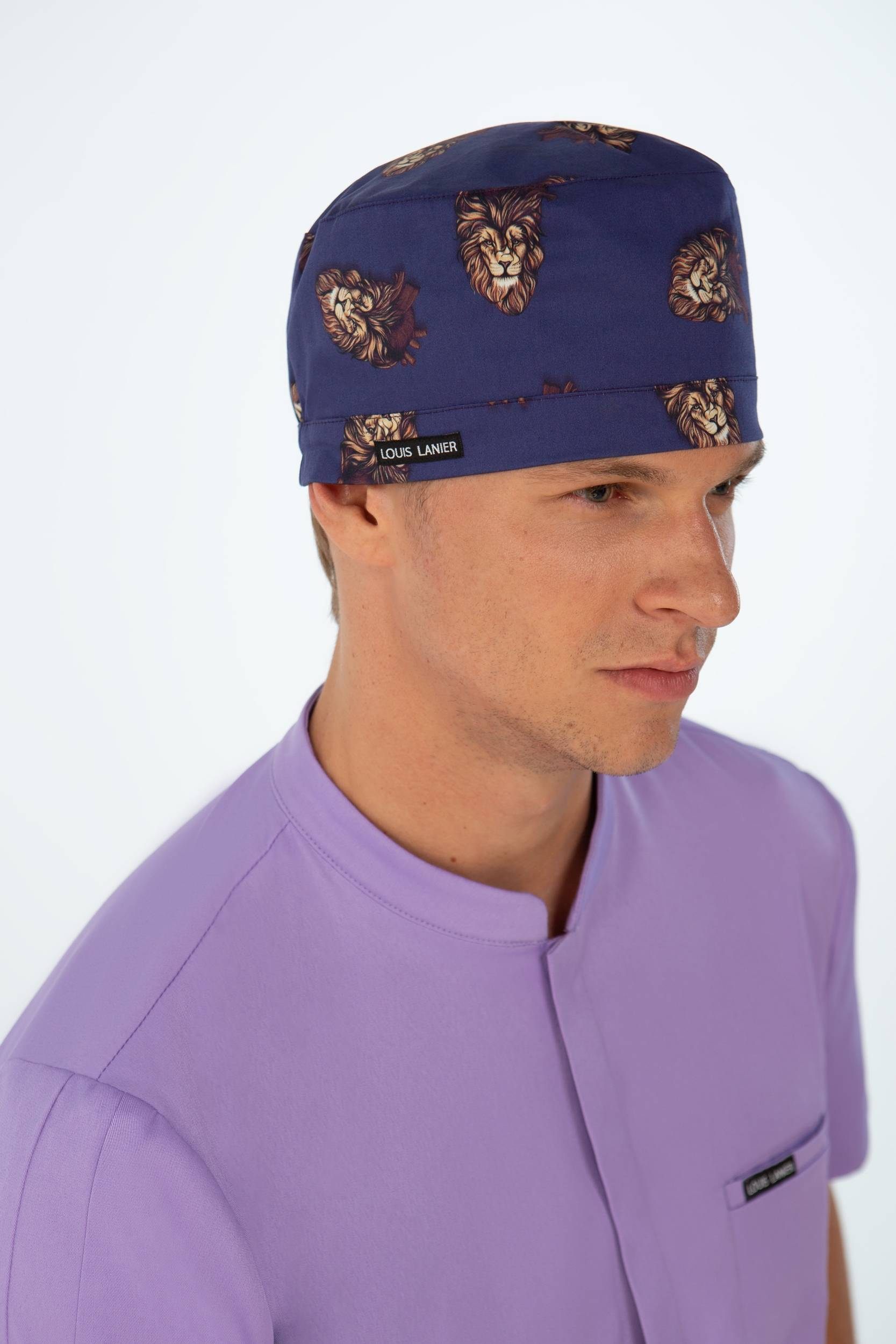 Lion Heart bandana unisex in tessuto di nuova generazione di Louis Lanier