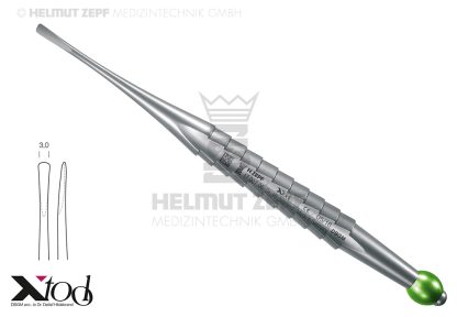 Luxator 17.007.06 X-Tool Punta dritta Luxator da 3,0 mm