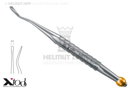 17.008.03 X-Proximator ricurvo distale 4.5 mm per mobilizzazione fibre di Sharpey