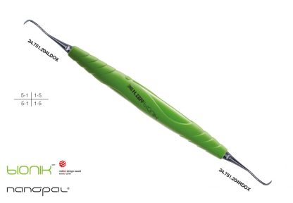 Scaler #204SD in Nanopal®M5 con manico Bionik 24.208.04SDOX Helmut Zepf