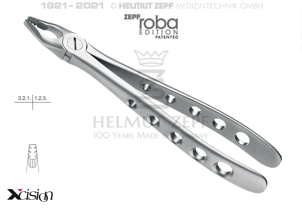 Pinza per estrazione RoBa 12.234.08Z Helmut Zepf