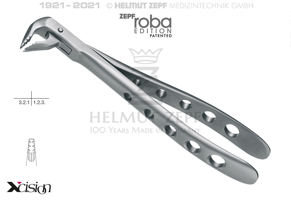 Pinza per estrazione RoBa 12.236.07Z Helmut Zepf