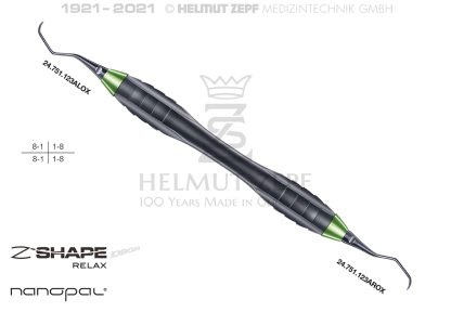 Scaler #M 23A in Nanopal®M5 con manico Z-Shape 24.228.23AOX Helmut Zepf
