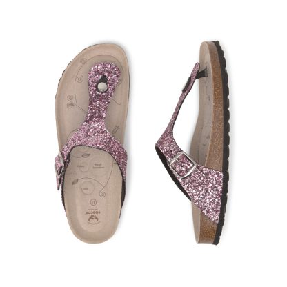 Viky Reflex Infradito Rosa Glitter