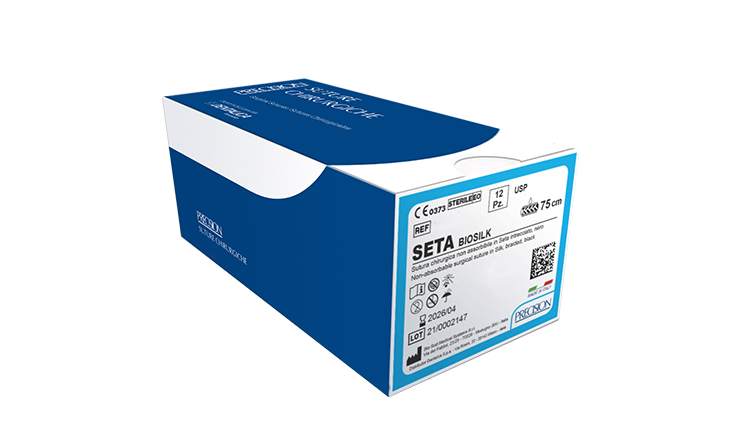 SETA Biosilk Tapercut 3/8 Calibro 4/0 17 mm