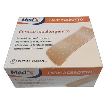 Cerotto strip ipoallergenico Med's 19x72 conf. 1000 pz