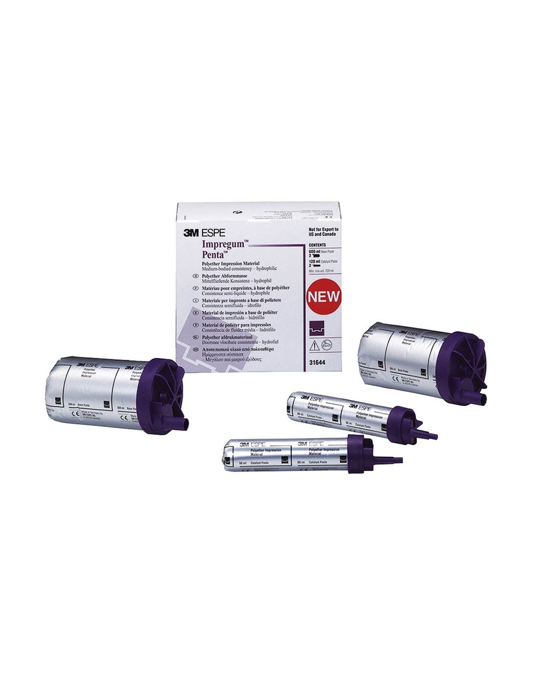 Impregum Penta 3M – 2 massa base da 300 ml cad. + 2 catalizzatori da 60 m