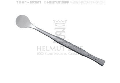 RASPA extra LARGA 22 mm, molto piatta 1 mm, con leggera curva, 17,4 cm Helmut Zepf 41.888.16