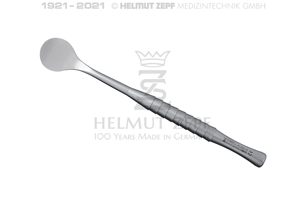 RASPA extra LARGA 22 mm, molto piatta 1 mm, con leggera curva, 17,4 cm Helmut Zepf 41.888.16