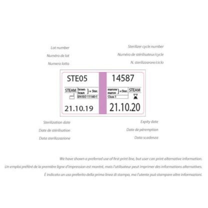Etichette 2 linee con indicatore - ECS