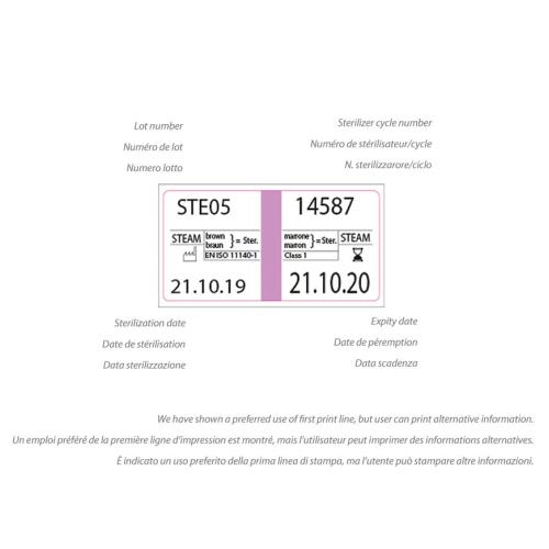 Etichette 2 linee con indicatore – ECS