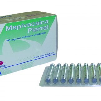 MEPIVACAINA VERDE 30mg S/VASOCOSTRITTORE - 100x1,8ml PIERREL