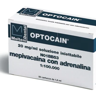 OPTOCAIN 2% mepivacaina cloridrato con adrenalina 1:100000