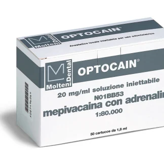 OPTOCAIN 2% mepivacaina cloridrato con adrenalina 1:8000