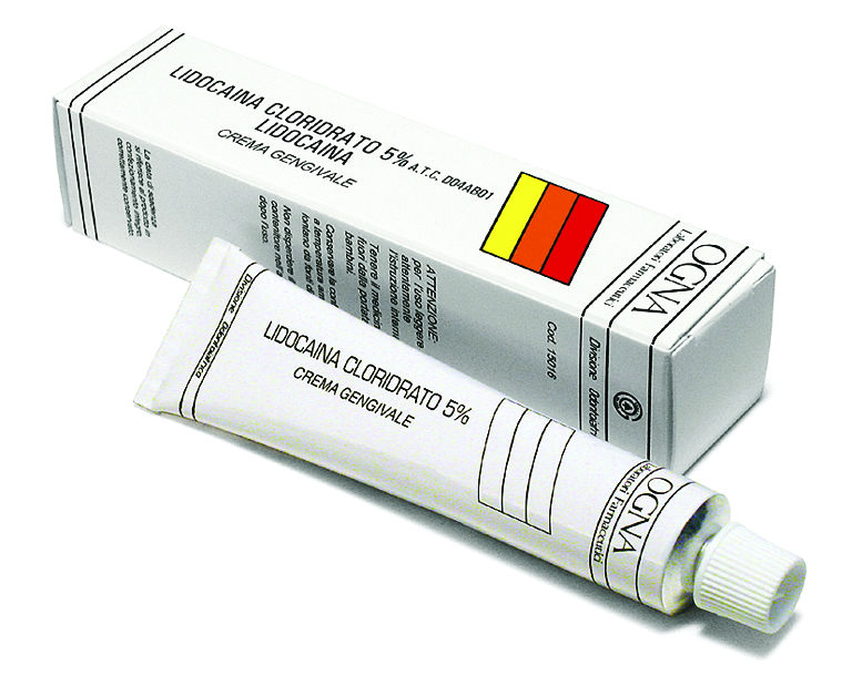 LIDOCAINA 5% GEL GENGIVALE IN PASTA – tubetto 30g OGNA