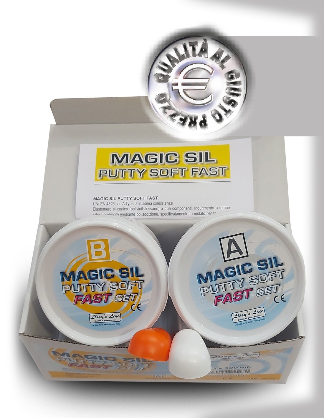 Magic Sil Putty Soft Normal aroma menta 2×300 ml