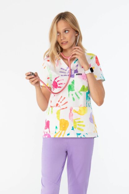 Happy Hand Vannes casacca + Arles pantaloni lilla
