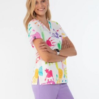 Happy Hand Vannes casacca + Clamart pantaloni lilla